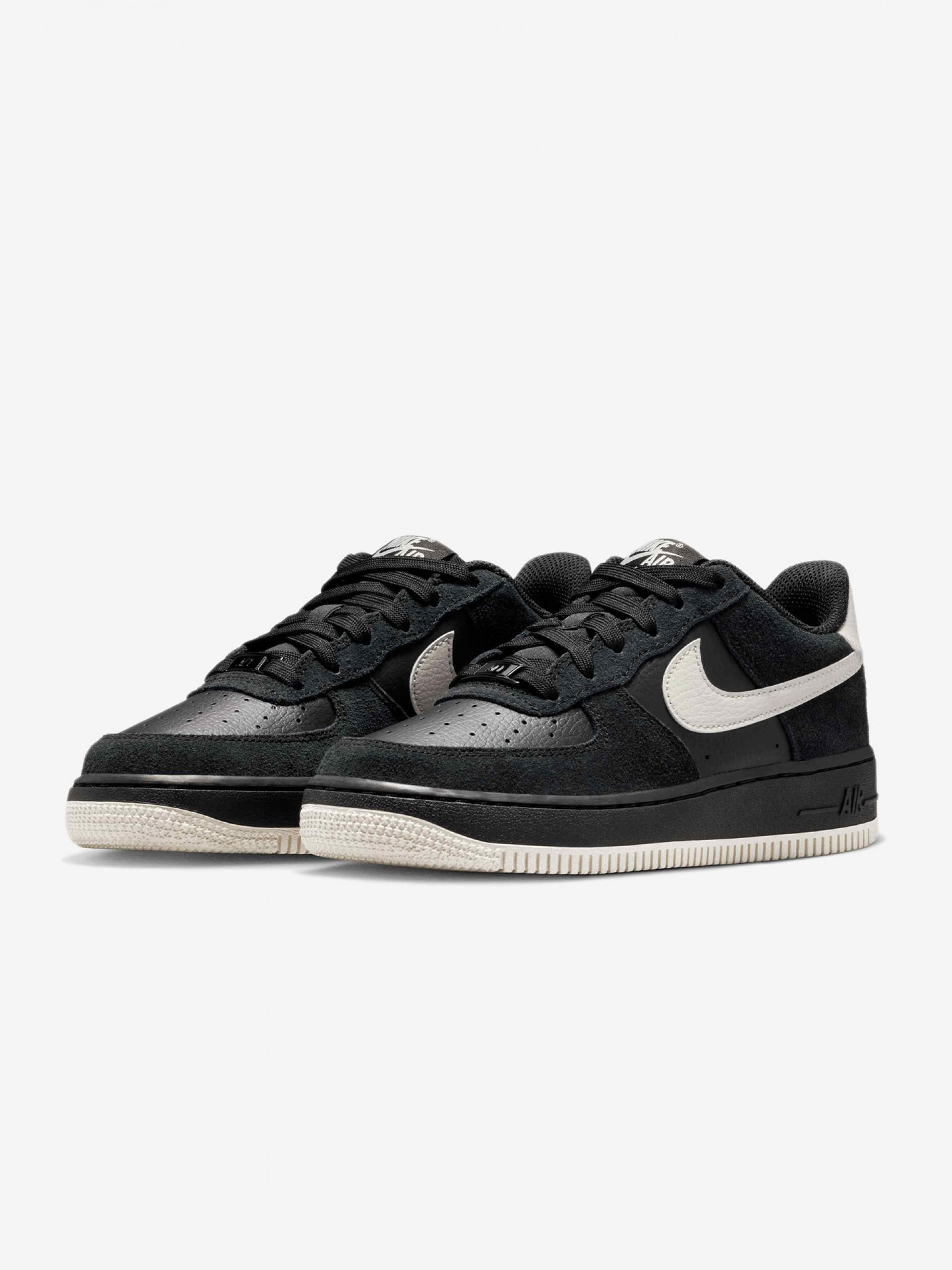 Sapatilhas Nike Air Force 1 LV8 Pretas e Cinzentas Júnior