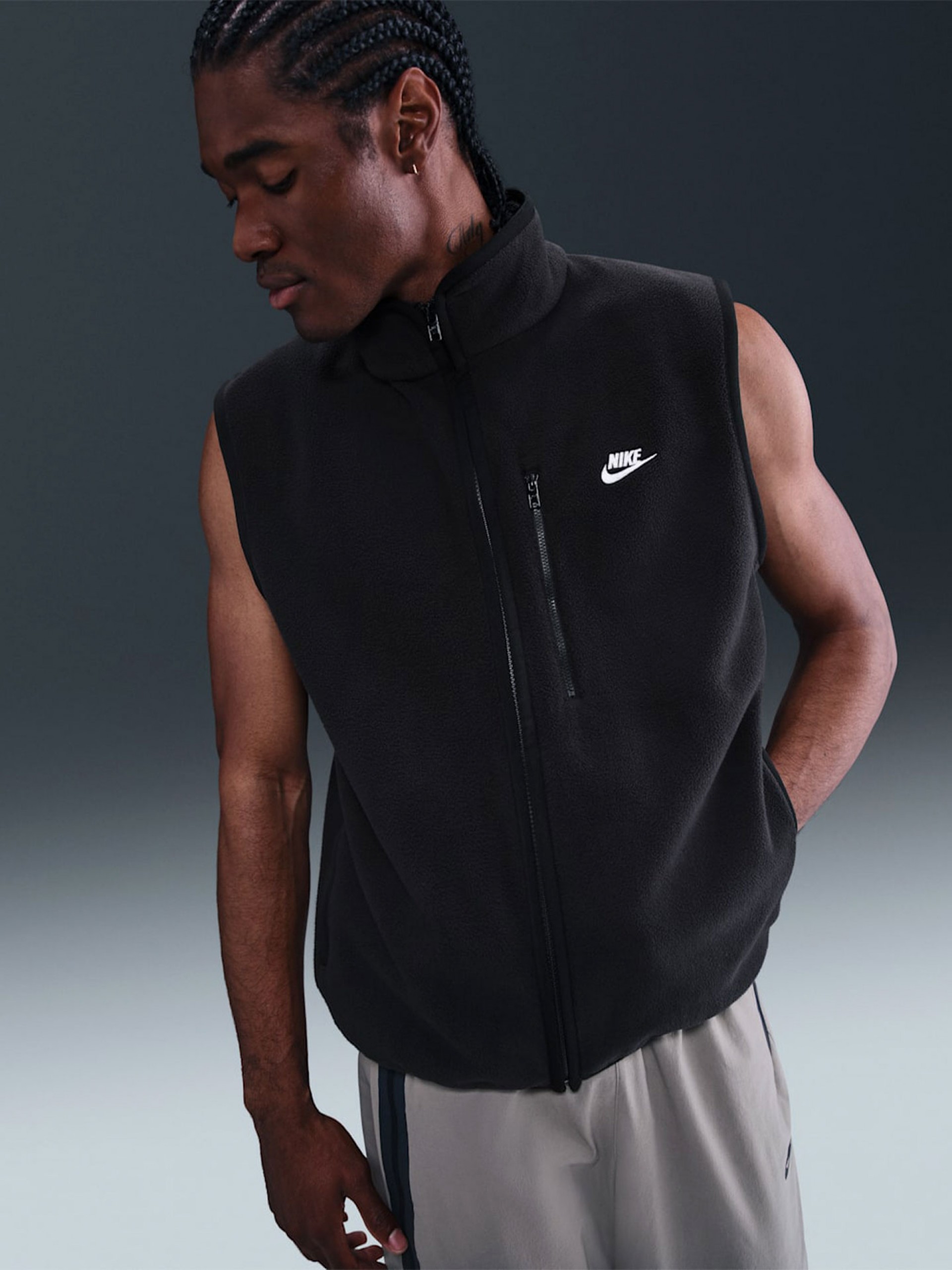 Chaleco Nike Sportswear Club Negro Para Hombre