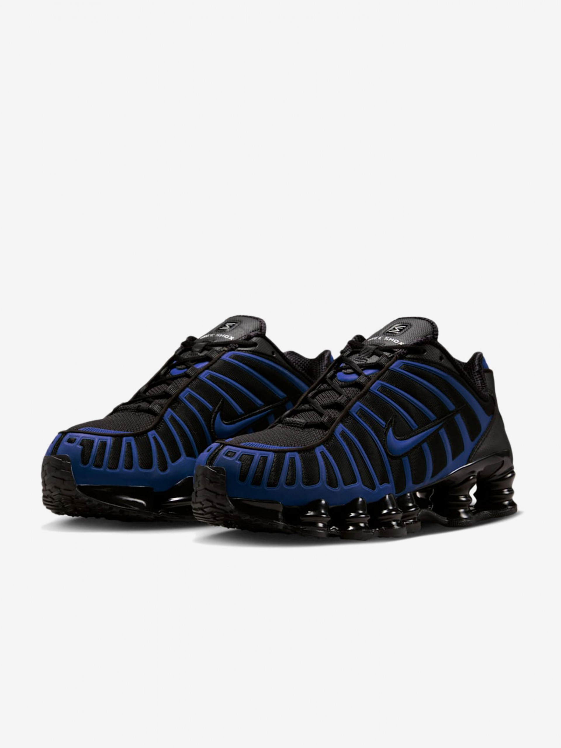 Zapatillas Nike Shox TL Negras y Azules Para Hombre