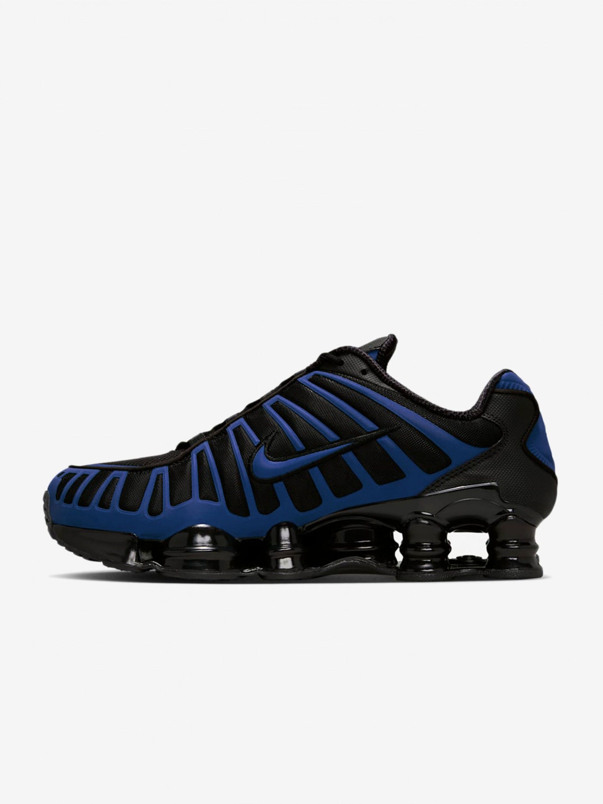 Sapatilhas Nike Shox TL Pretas e Azuis Para Homem