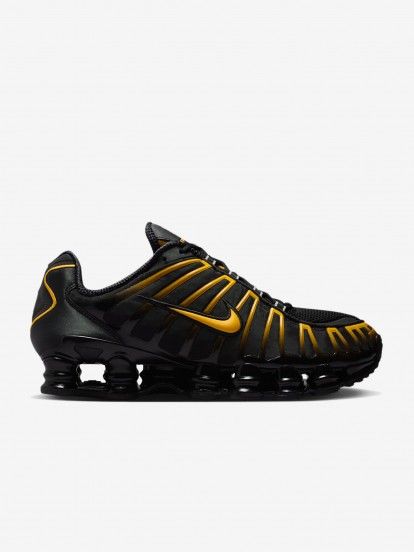 Nike Shox TL Black and Yellow Sneakers For Men