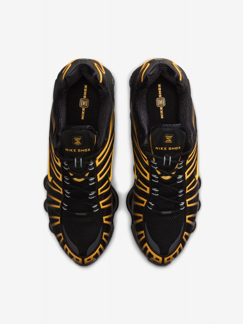 Nike Shox TL Black and Yellow Sneakers For Men