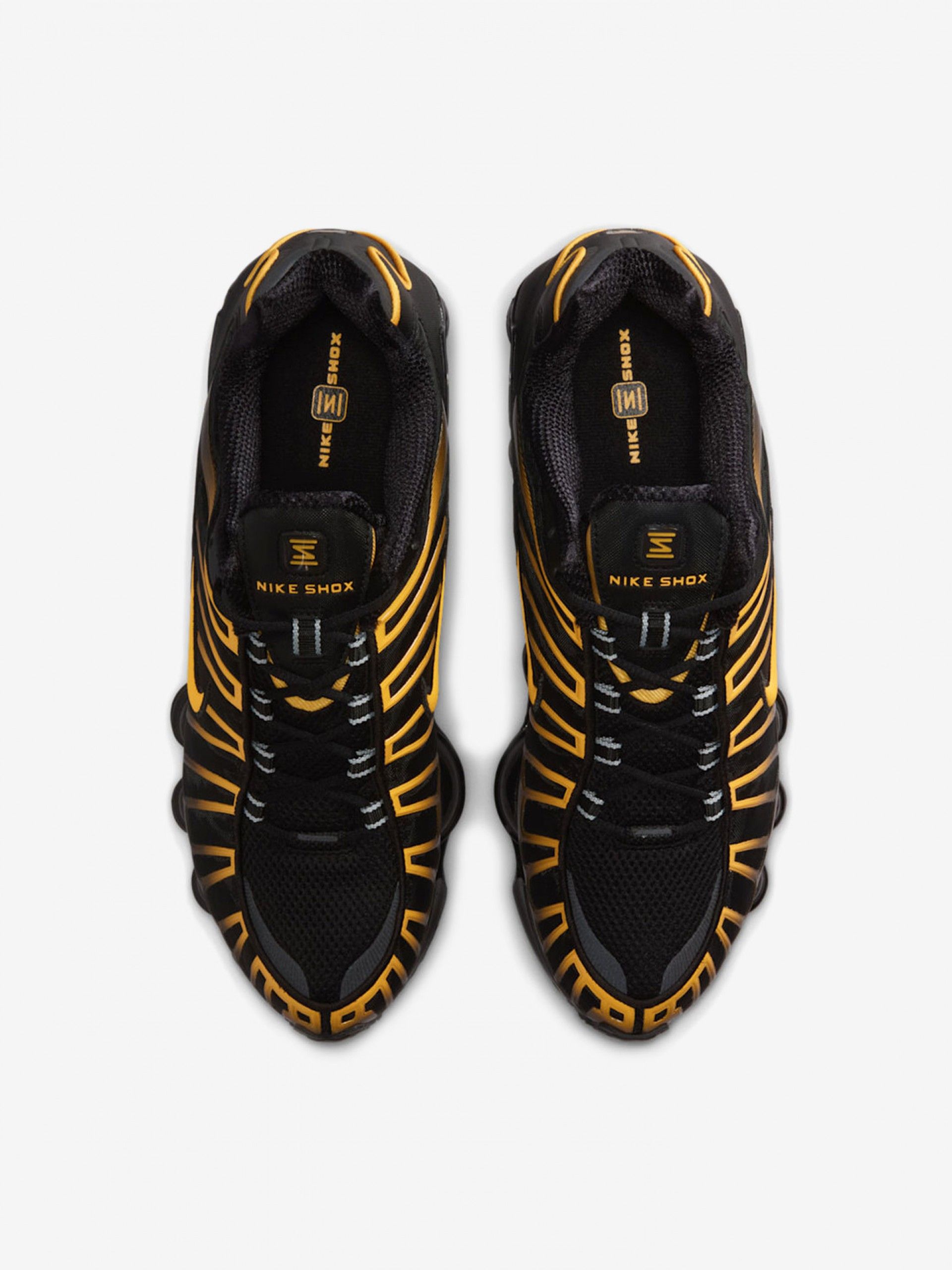 Sapatilhas Nike Shox TL Pretas e Amarelas Para Homem