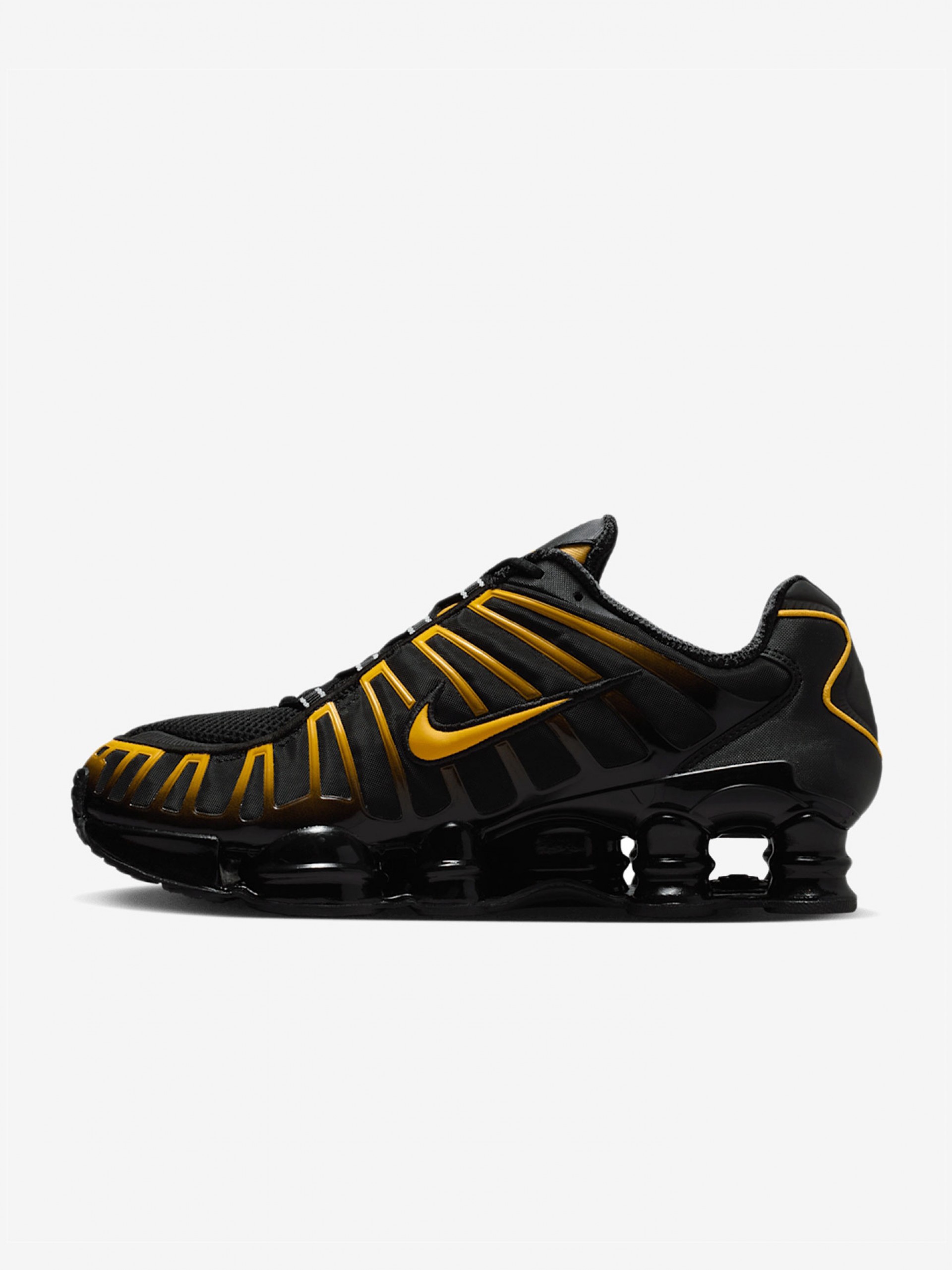 Sapatilhas Nike Shox TL Pretas e Amarelas Para Homem