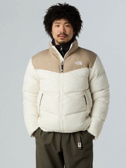 The North Face Saikuru White and Beige Jacket