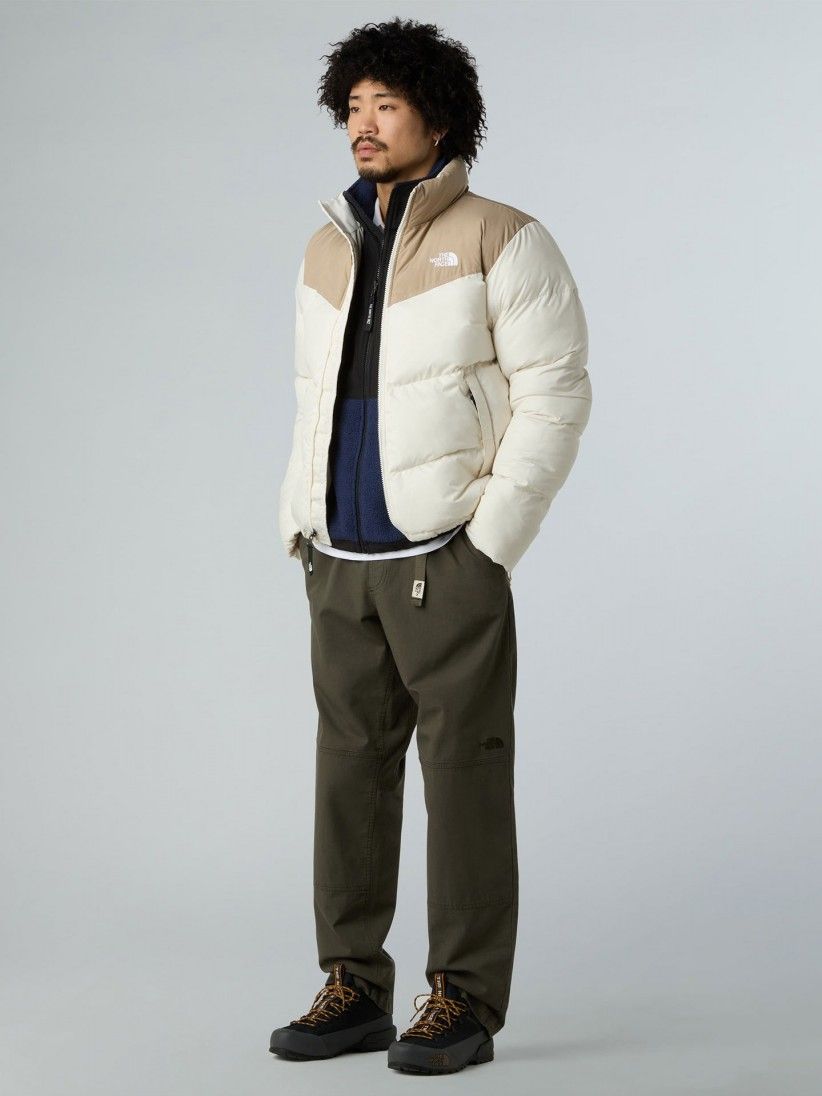 The North Face Saikuru White and Beige Jacket
