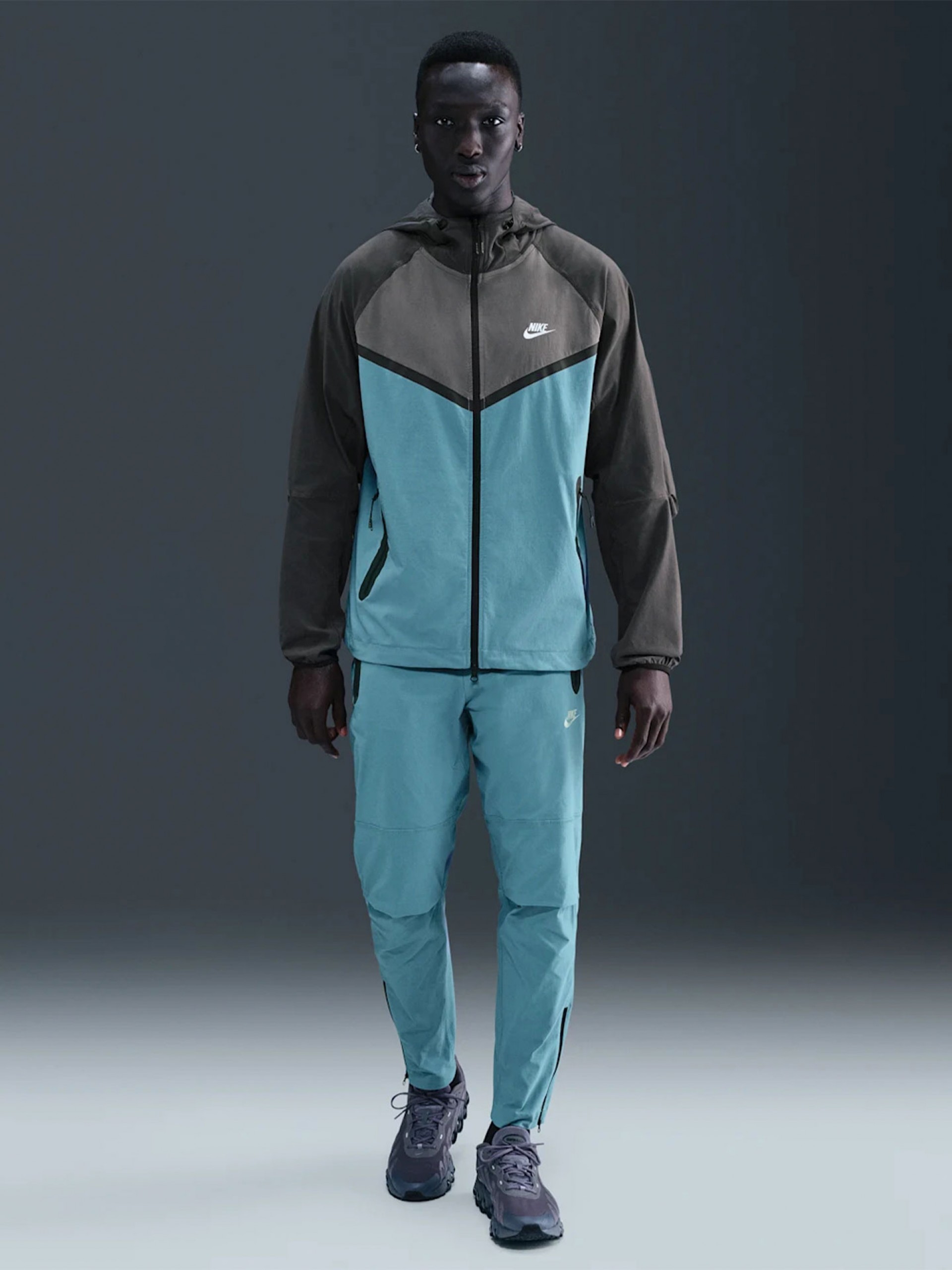 Pantalones Nike Tech Woven Open-Hem Azules Para Hombre