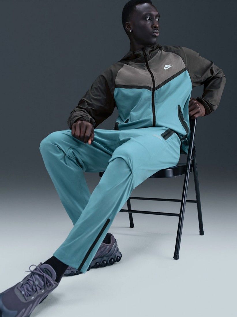 Pantalones Nike Tech Woven Open-Hem Azules Para Hombre