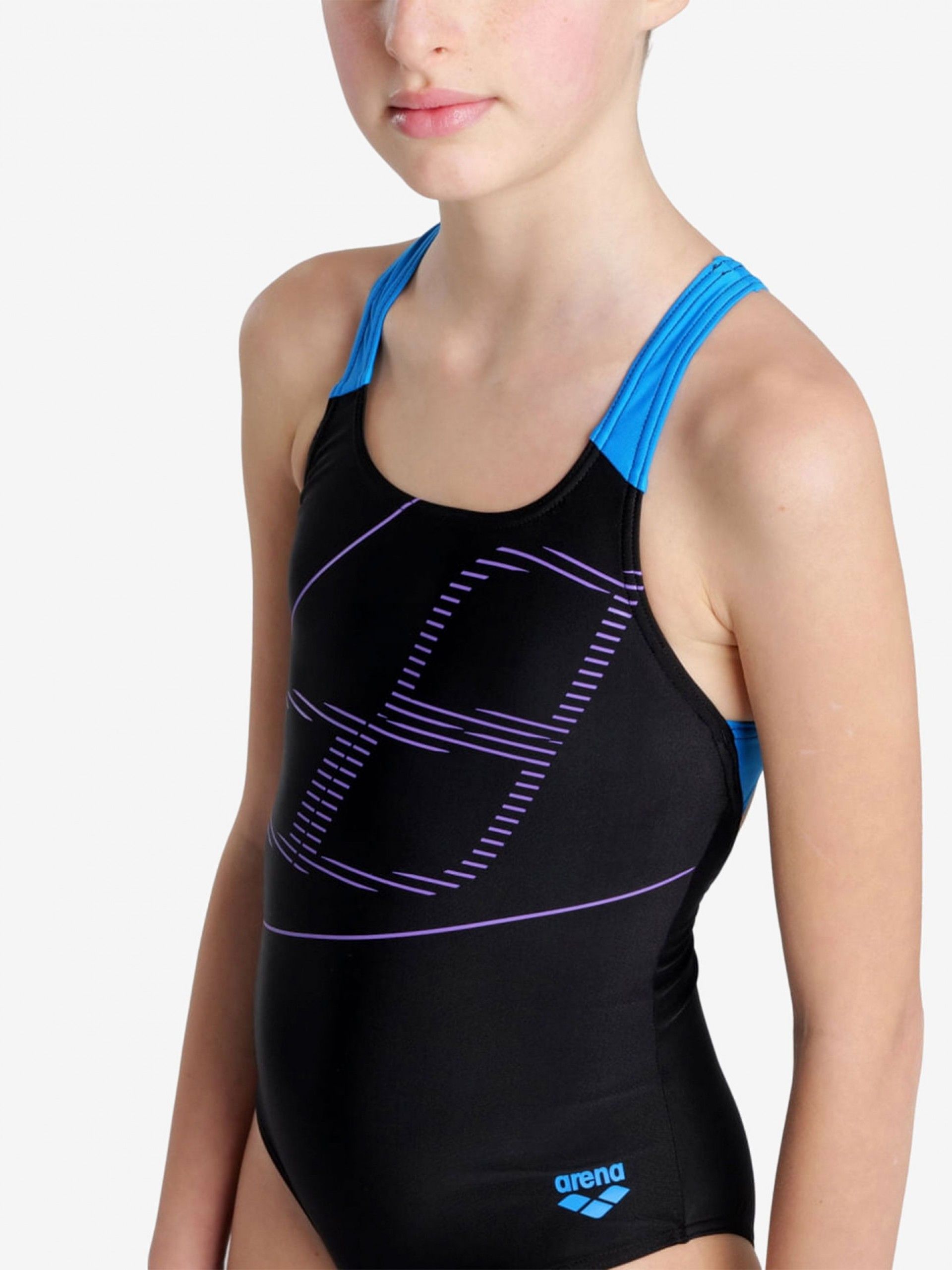 Bañador Arena Swim Pro Back Logo Kids