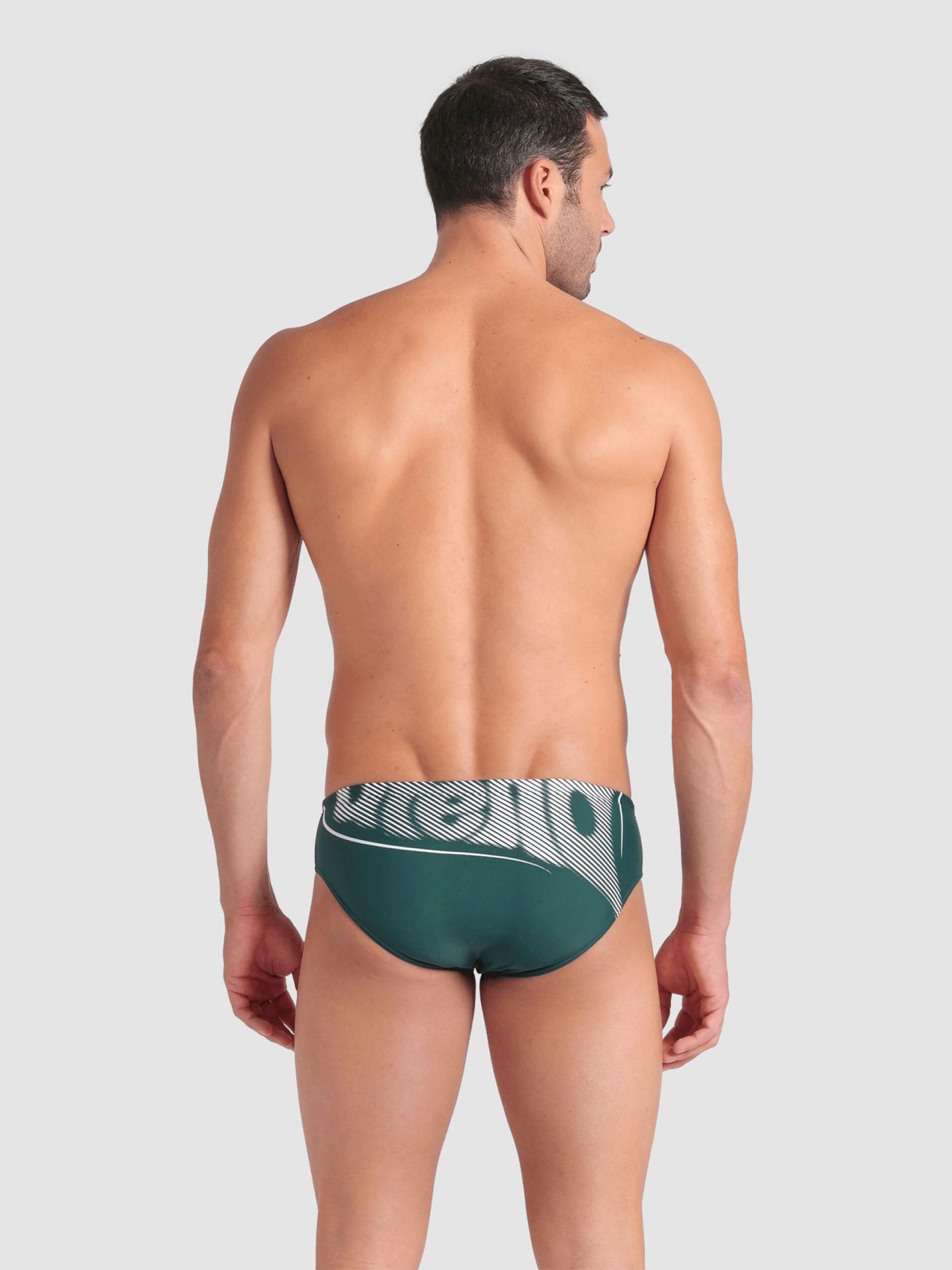 Bañador de Natación Arena Bright Glare Brief Verde