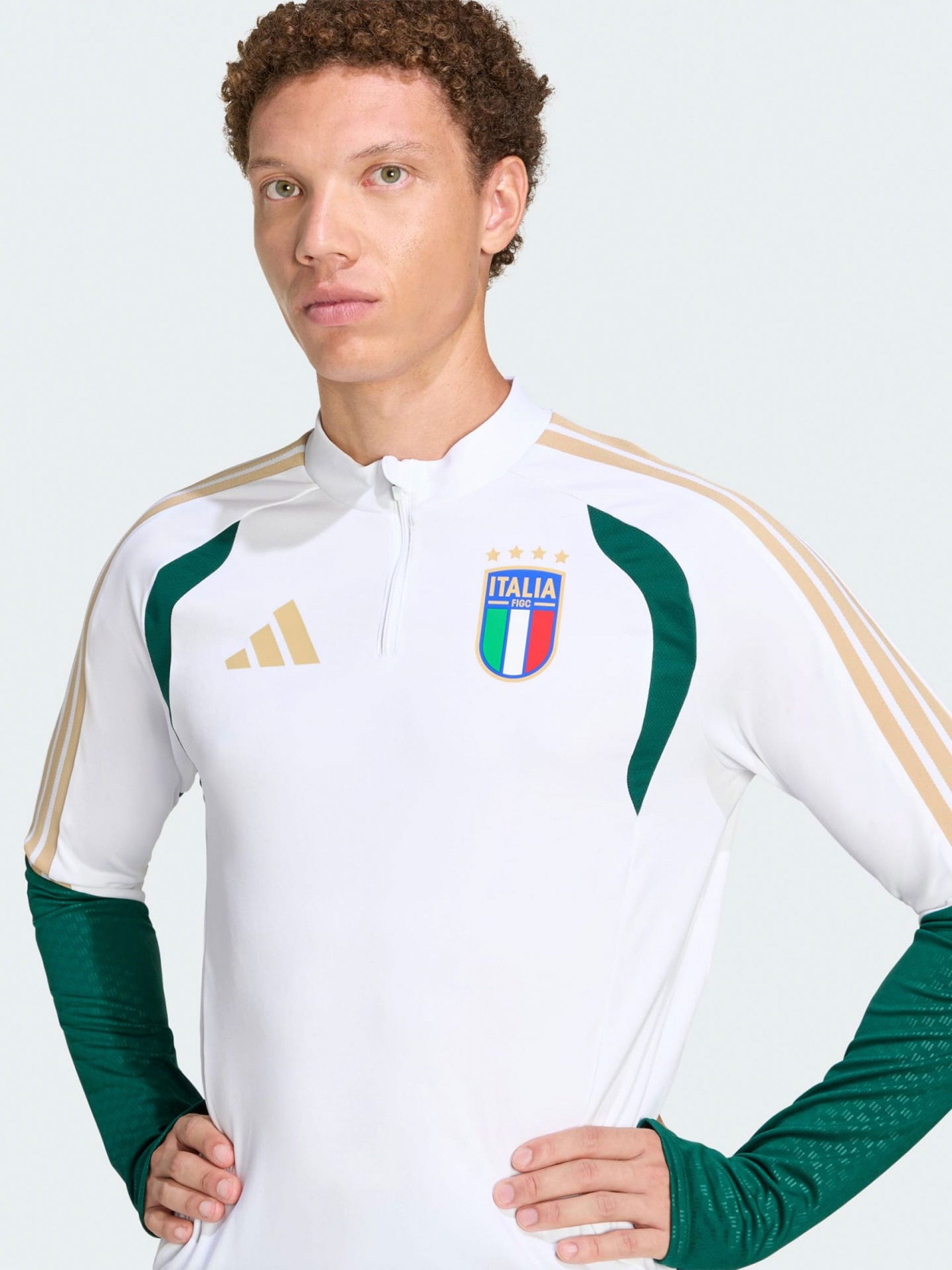 Adidas FIGC Italy Tiro 26 Zip Jersey