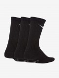 Calcetines Nike Everyday Cushioned Crew Negros (3 Pares)