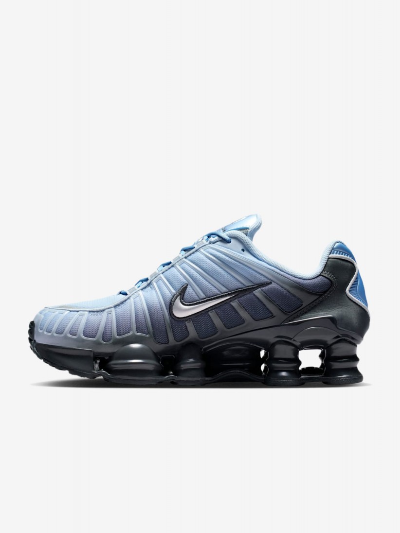 Zapatillas Nike Shox TL Azules y Grises Para Mujer