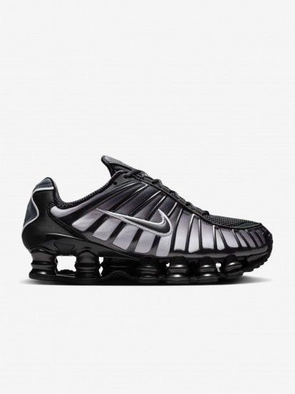 Zapatillas Nike Shox TL Negras y Blancas Para Mujer