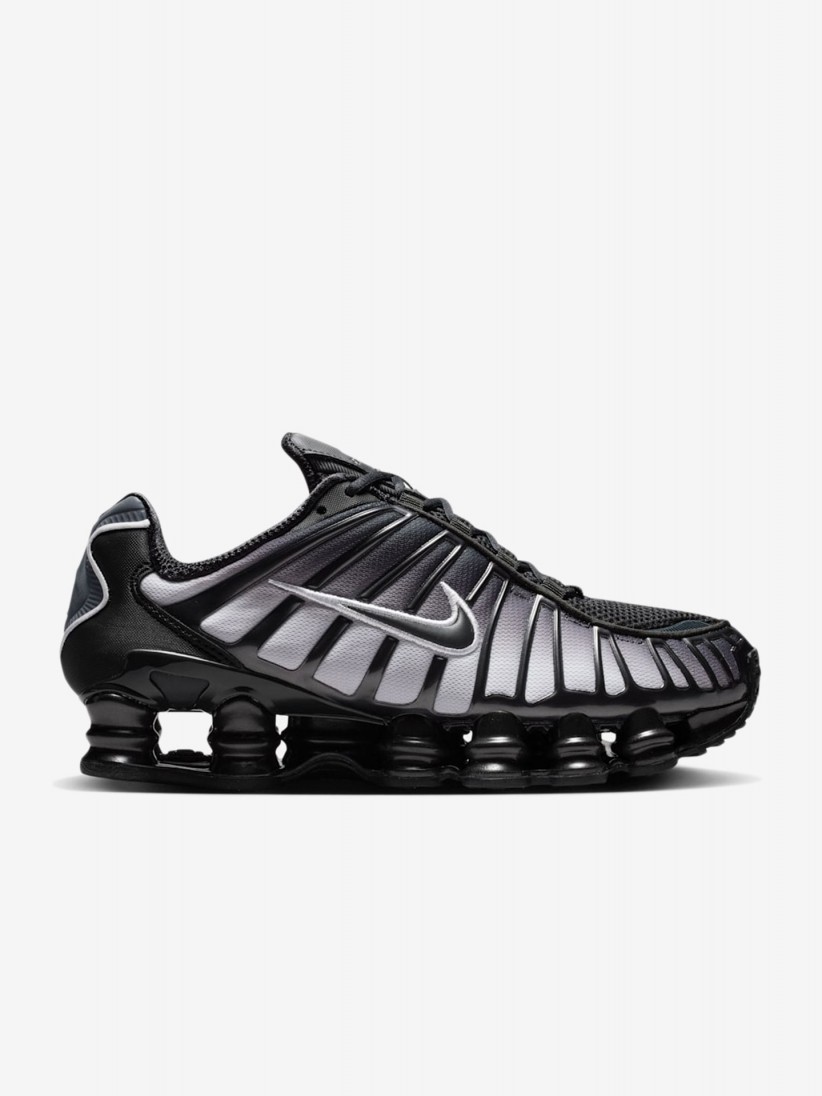 Zapatillas Nike Shox TL Negras y Blancas Para Mujer