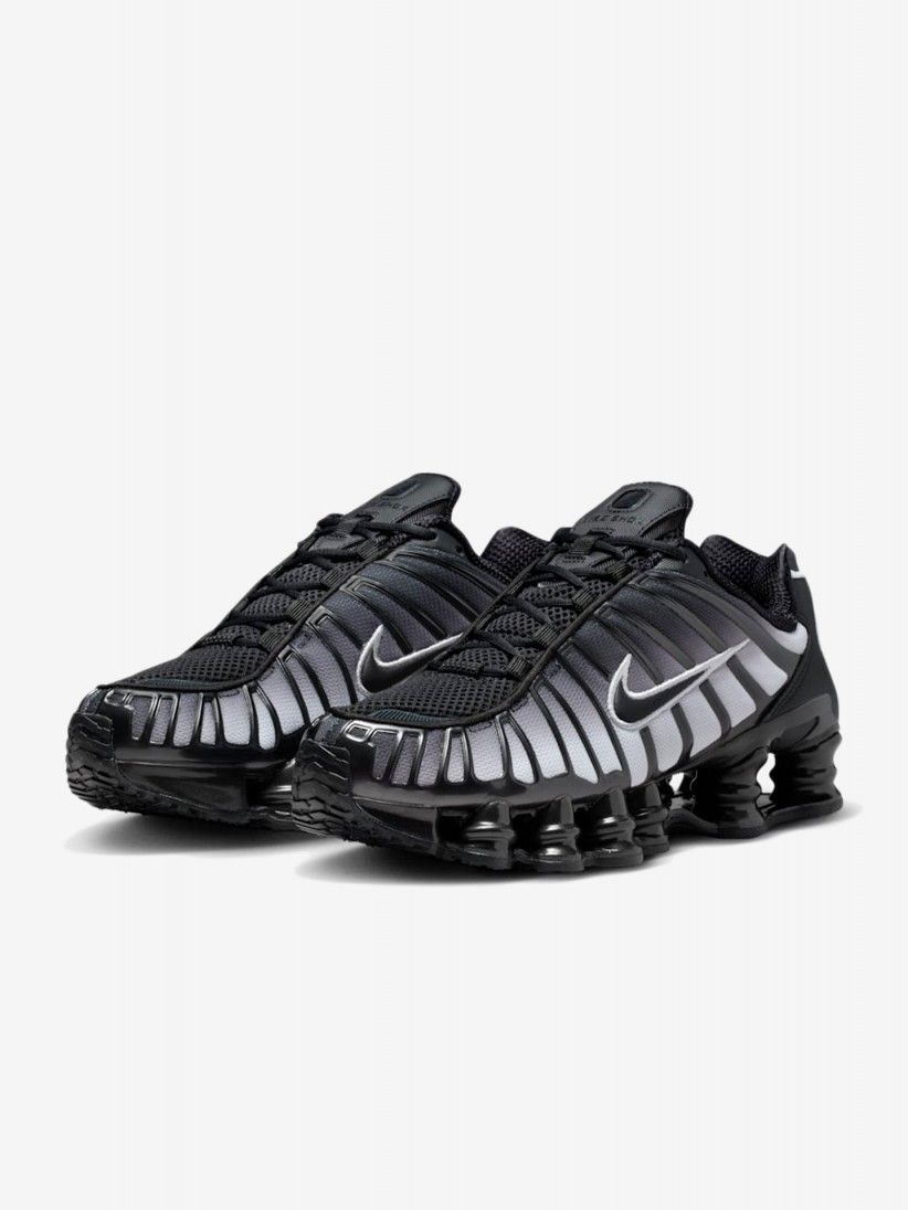 Zapatillas Nike Shox TL Negras y Blancas Para Mujer