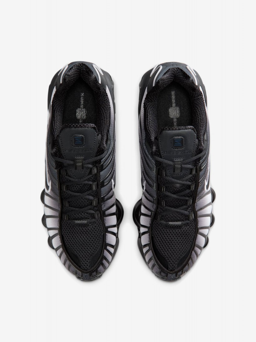 Zapatillas Nike Shox TL Negras y Blancas Para Mujer