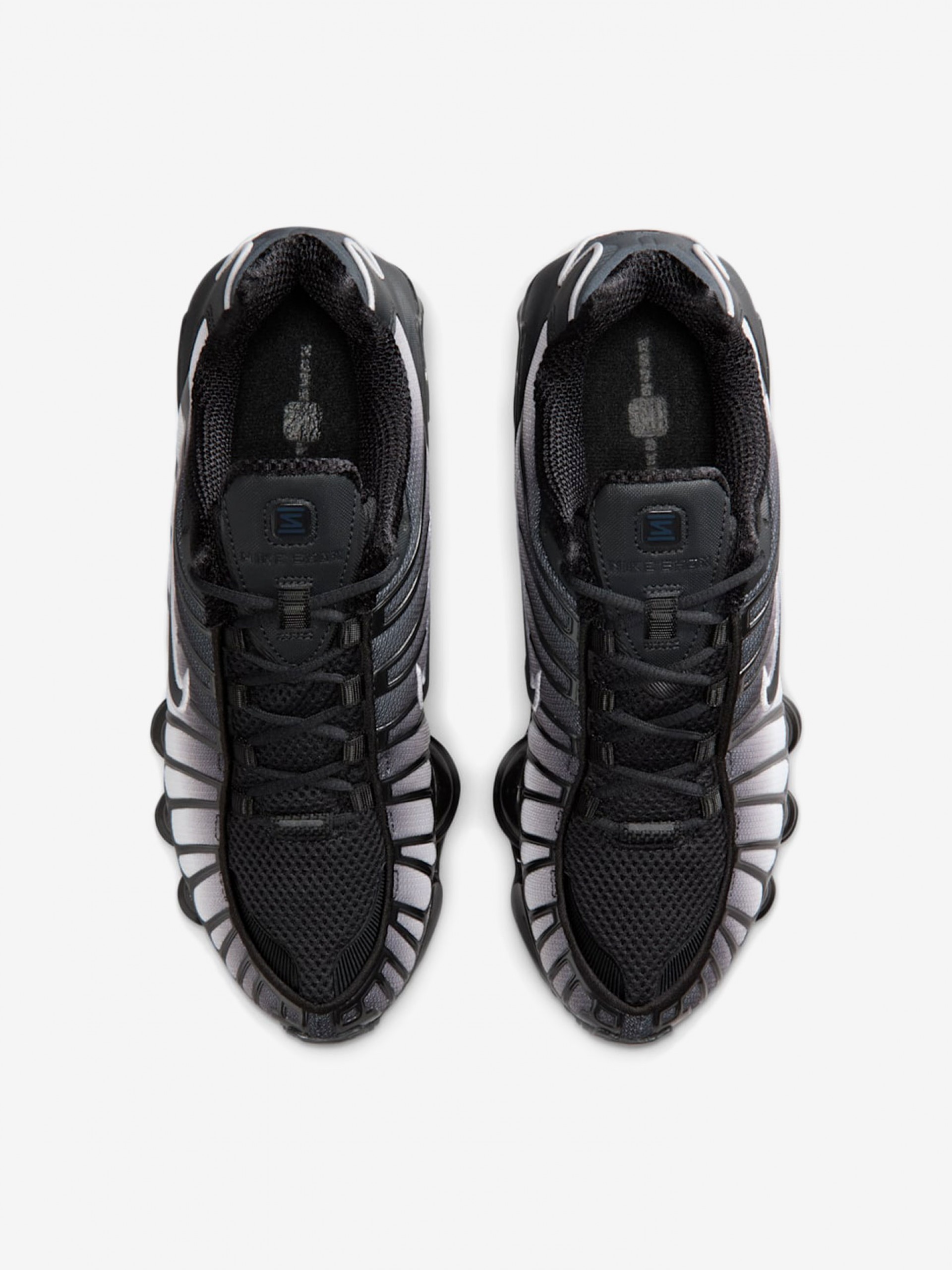 Zapatillas Nike Shox TL Negras y Blancas Para Mujer