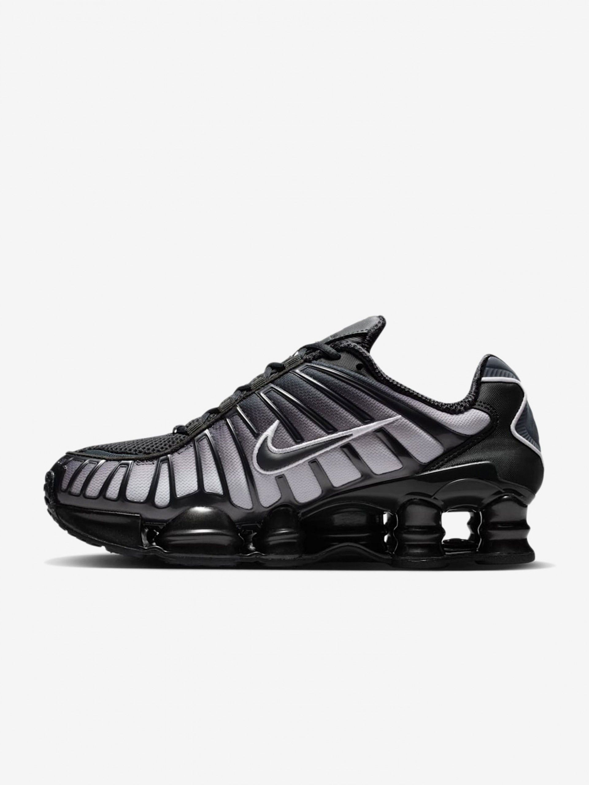 Zapatillas Nike Shox TL Negras y Blancas Para Mujer