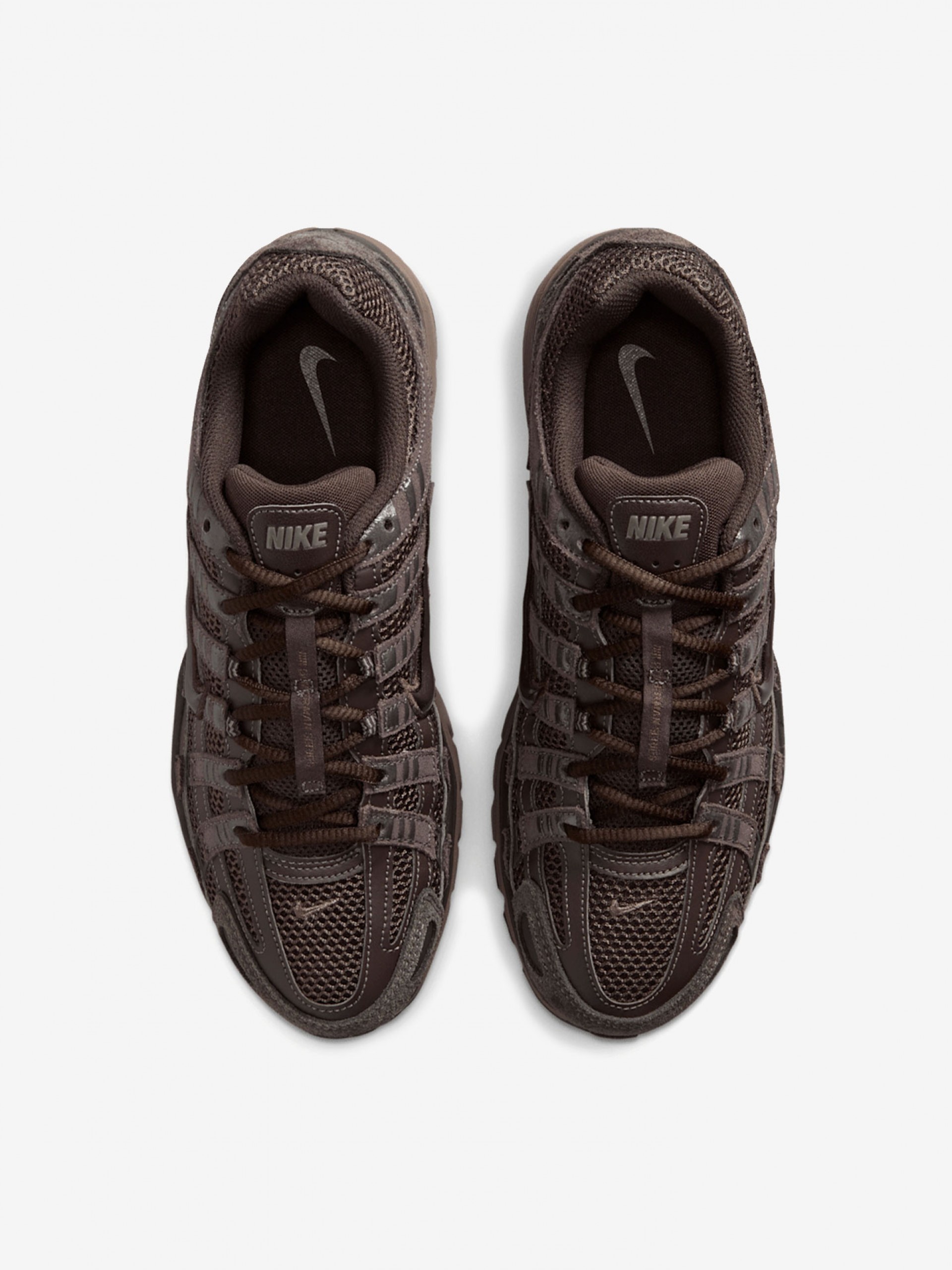 Nike P-6000 Brown Suede Sneakers For Men