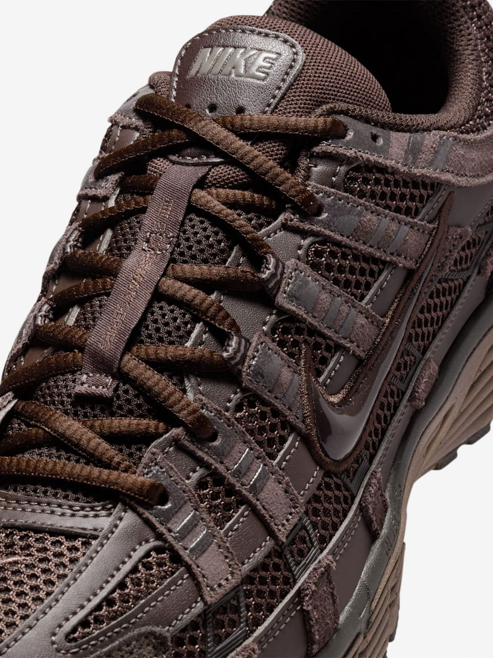 Nike P-6000 Brown Suede Sneakers For Men