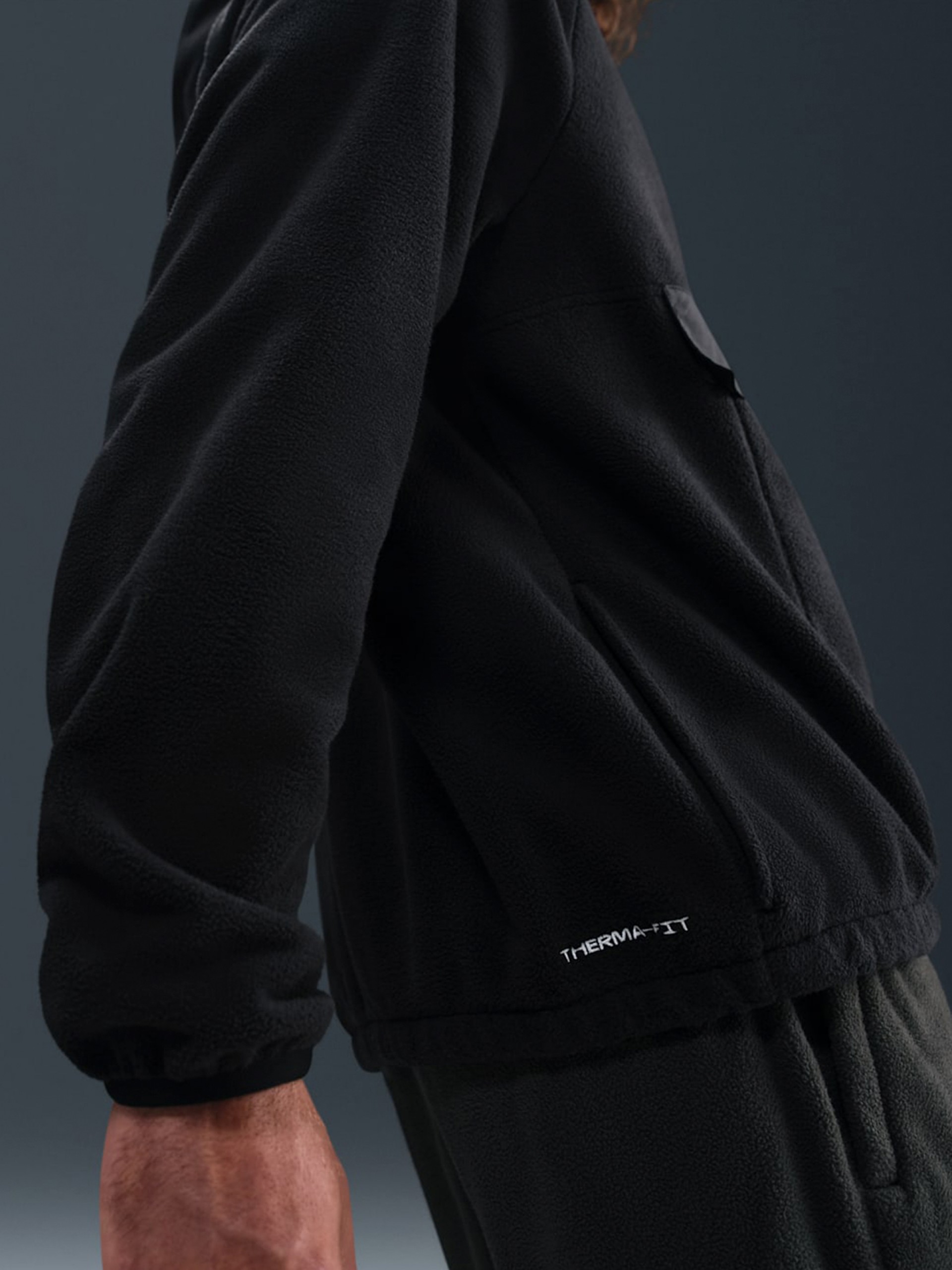Nike Club Winterized Black Hoodie For Men