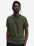 Camiseta Fred Perry Embroidered Verde