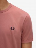 Camiseta Fred Perry Ringer Rosa Camiseta Fred Perry Ringer Rosa