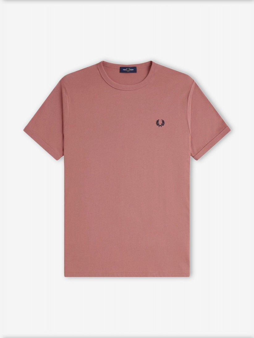 Camiseta Fred Perry Ringer Rosa Camiseta Fred Perry Ringer Rosa