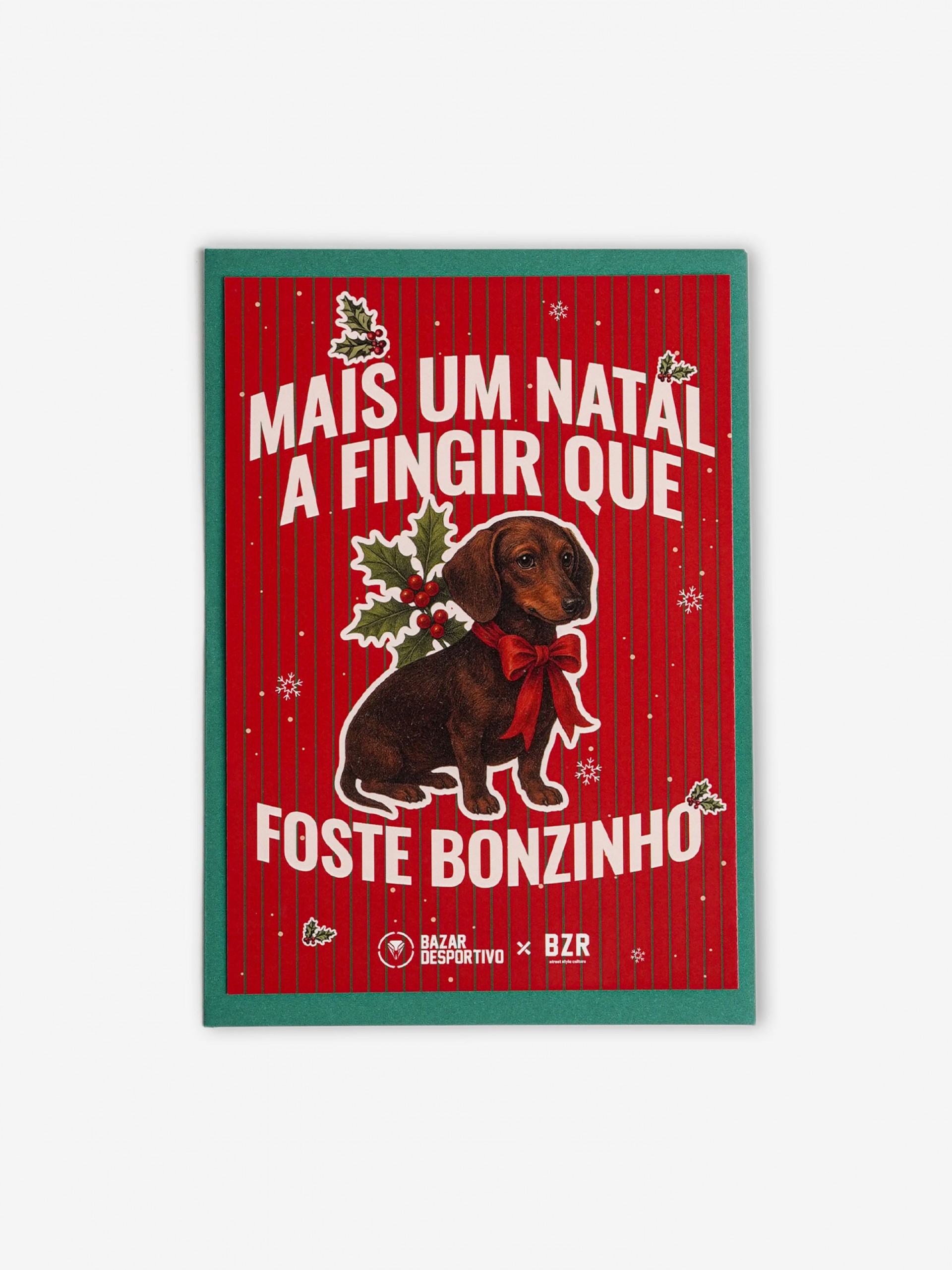 Postal de Natal Cão