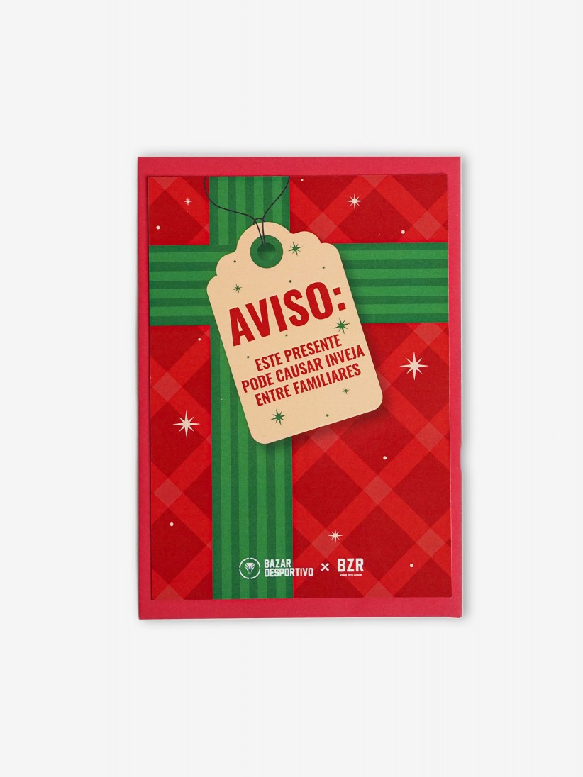 Warning Christmas Card