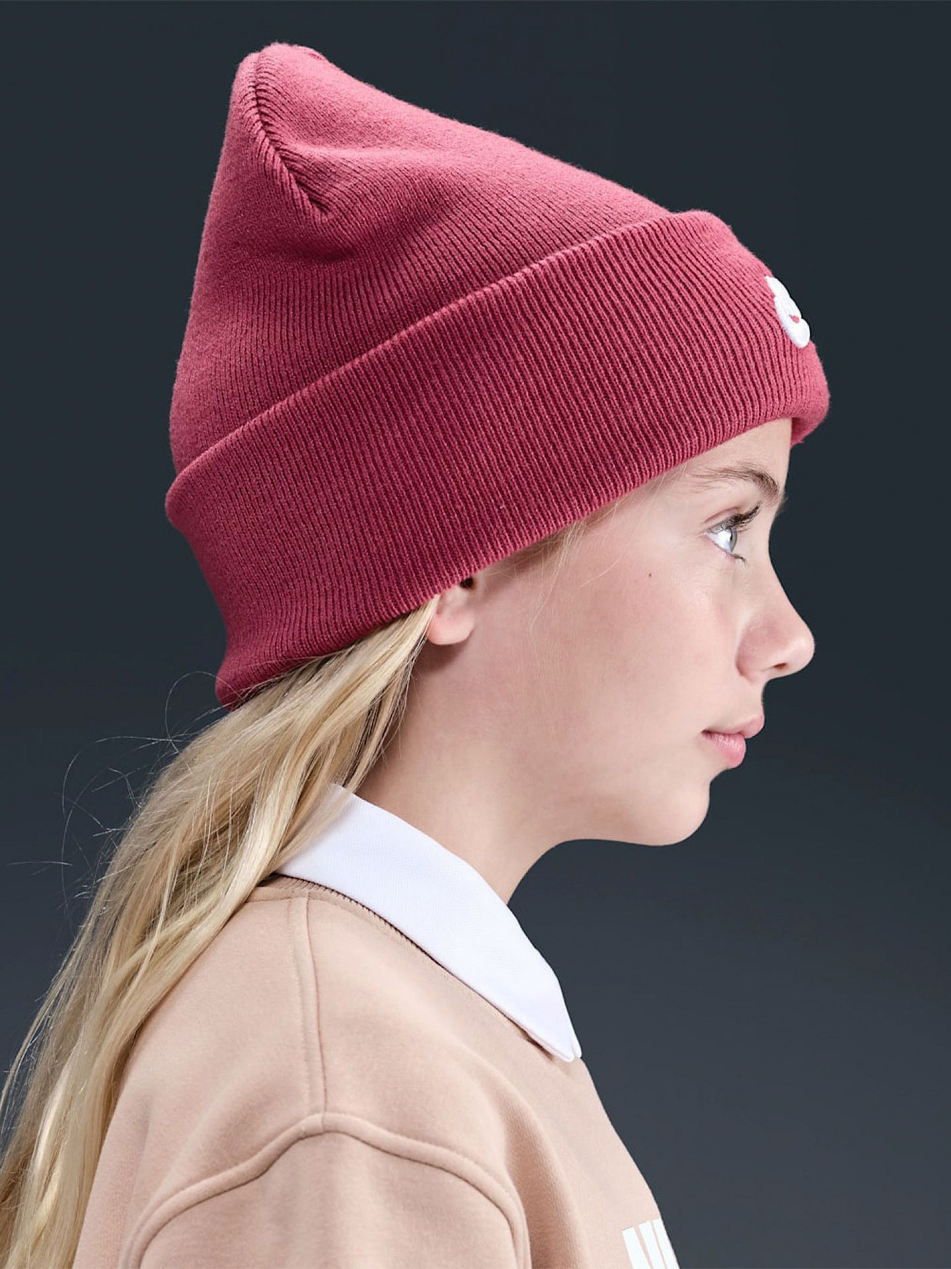 Gorro Nike Peak Rosa Para Niño