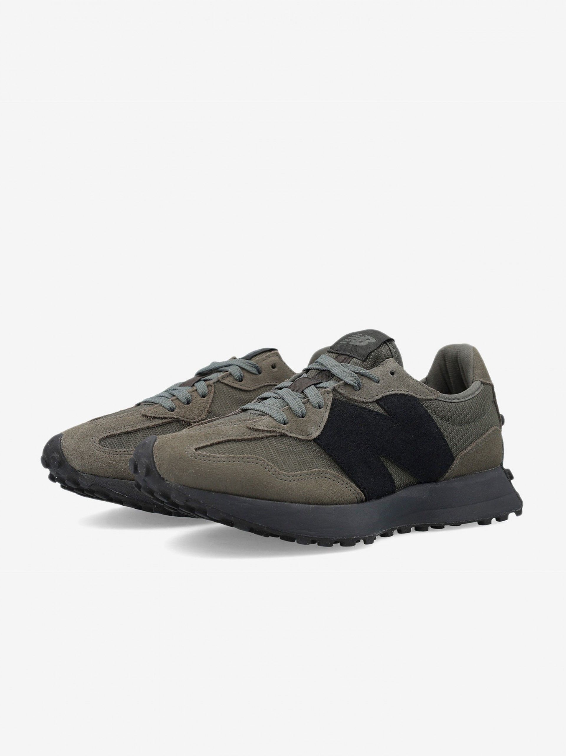 New Balance 327 V1 Green and Grey Sneakers