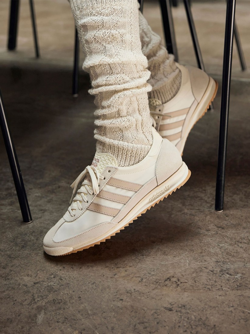 Sapatilhas Adidas SL 72 OG W Brancas e Rosa Sapatilhas Adidas SL 72 OG W Brancas e Rosa