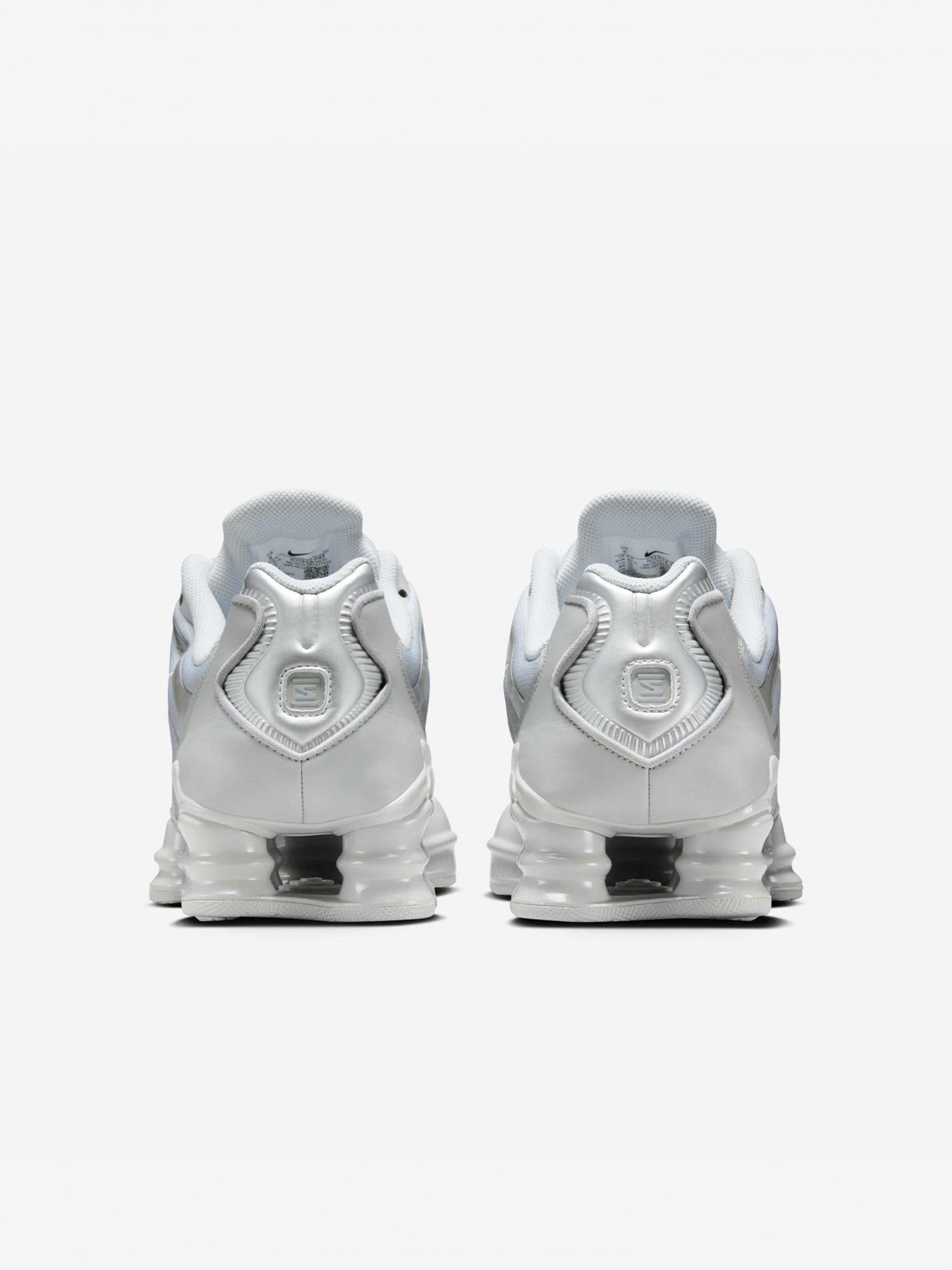 Zapatillas Nike Shox TL Plateadas y Grises Para Mujer