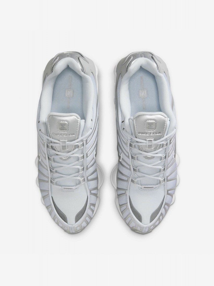 Sapatilhas Nike Shox TL Prateadas e Cinzentas Para Mulher Sapatilhas Nike Shox TL Prateadas e Cinzentas Para Mulher