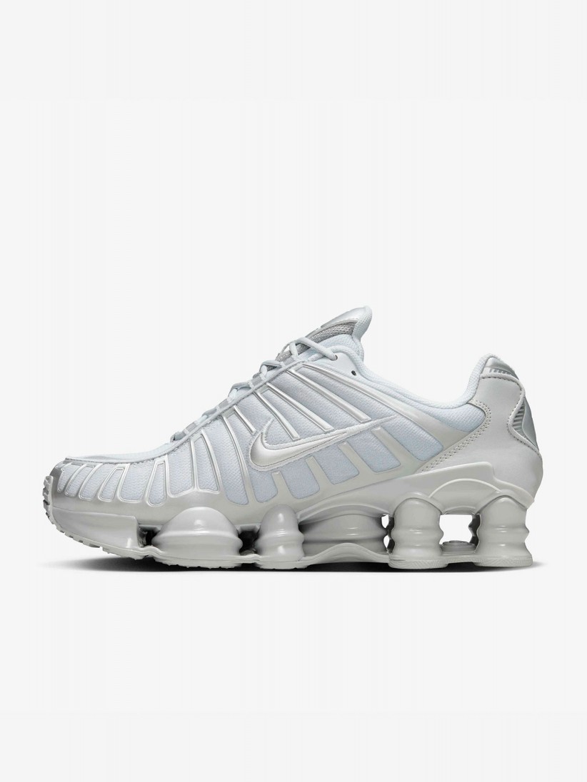 Sapatilhas Nike Shox TL Prateadas e Cinzentas Para Mulher Sapatilhas Nike Shox TL Prateadas e Cinzentas Para Mulher
