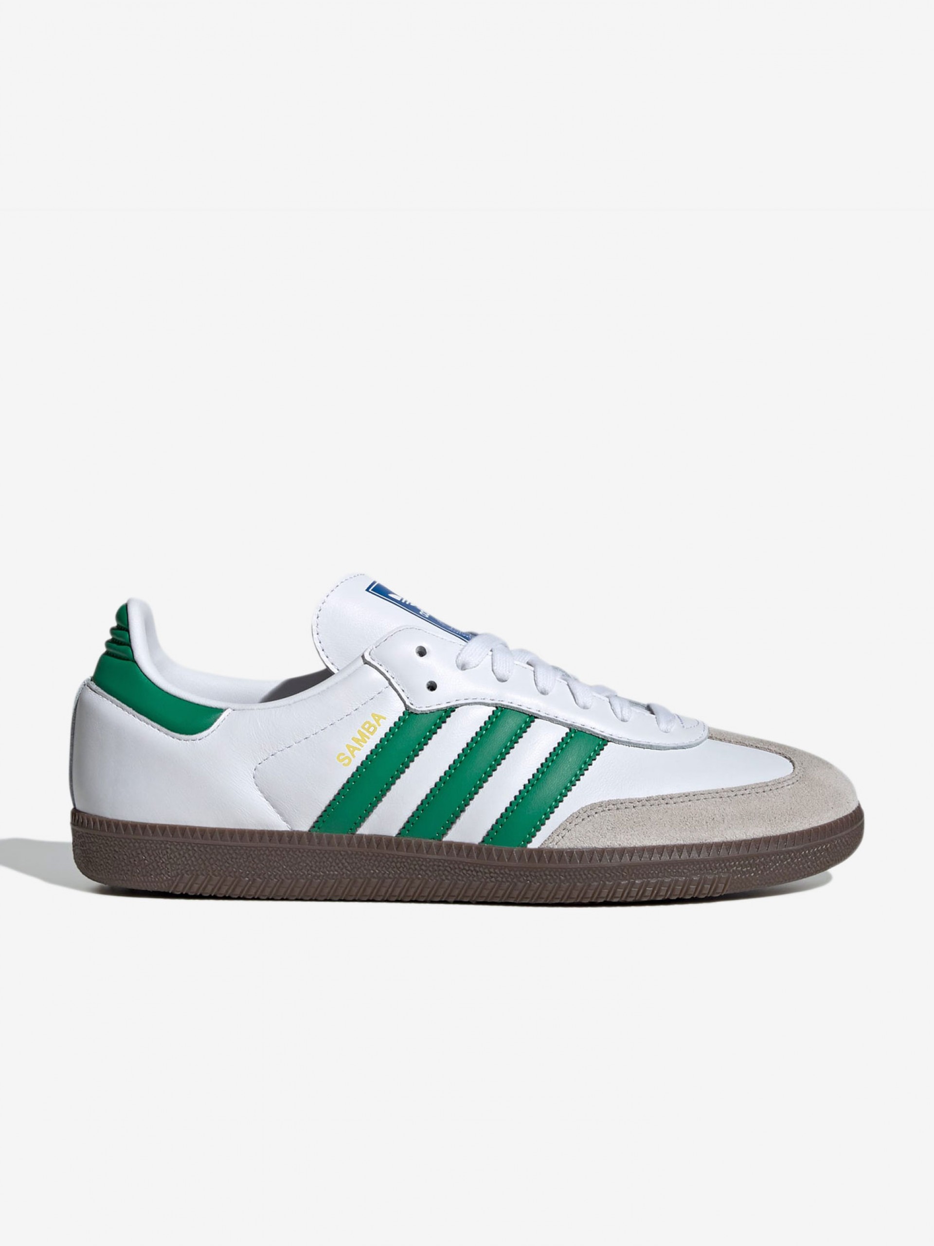 Sapatilhas Adidas Samba OG Brancas e Verdes