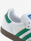 Adidas Samba OG White and Green Sneakers
