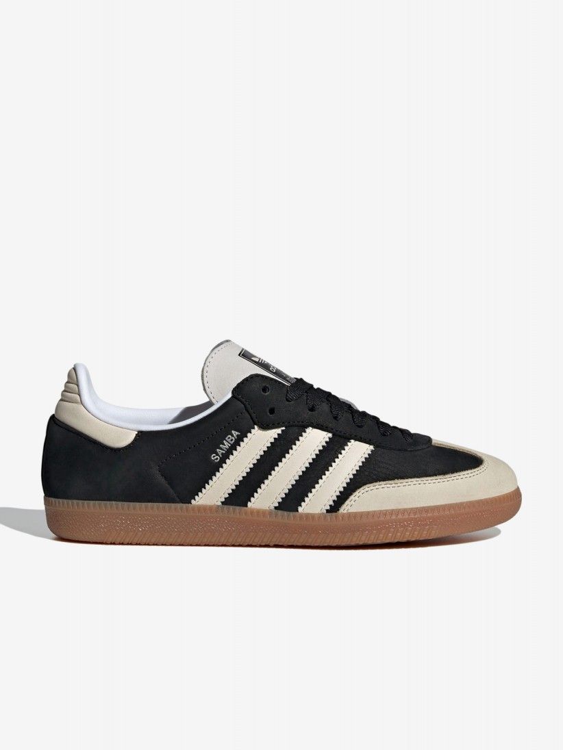 Sapatilhas Adidas Samba OG W Pretas e Bege