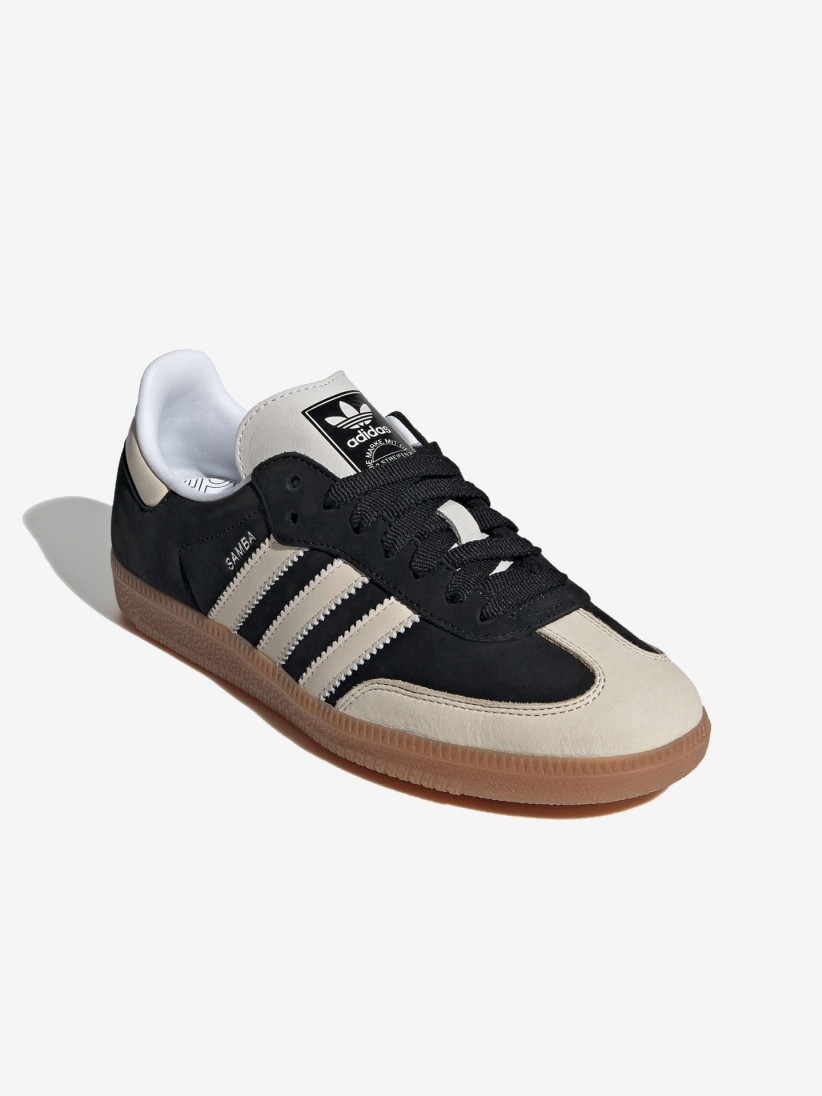 Sapatilhas Adidas Samba OG W Pretas e Bege