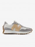 New Balance W327 V1 Grey and Golden Sneakers