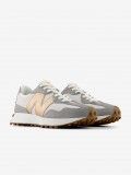 New Balance W327 V1 Grey and Golden Sneakers