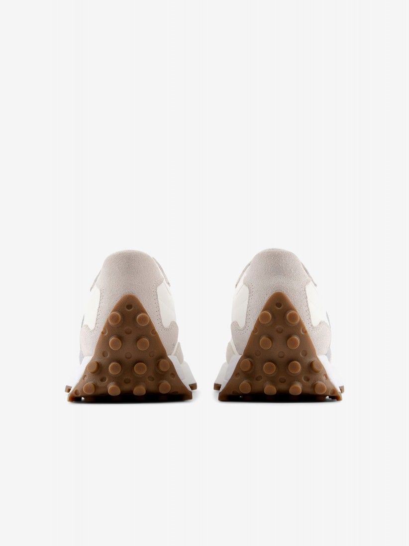 New Balance W327 V1 Beige and Silver Sneakers