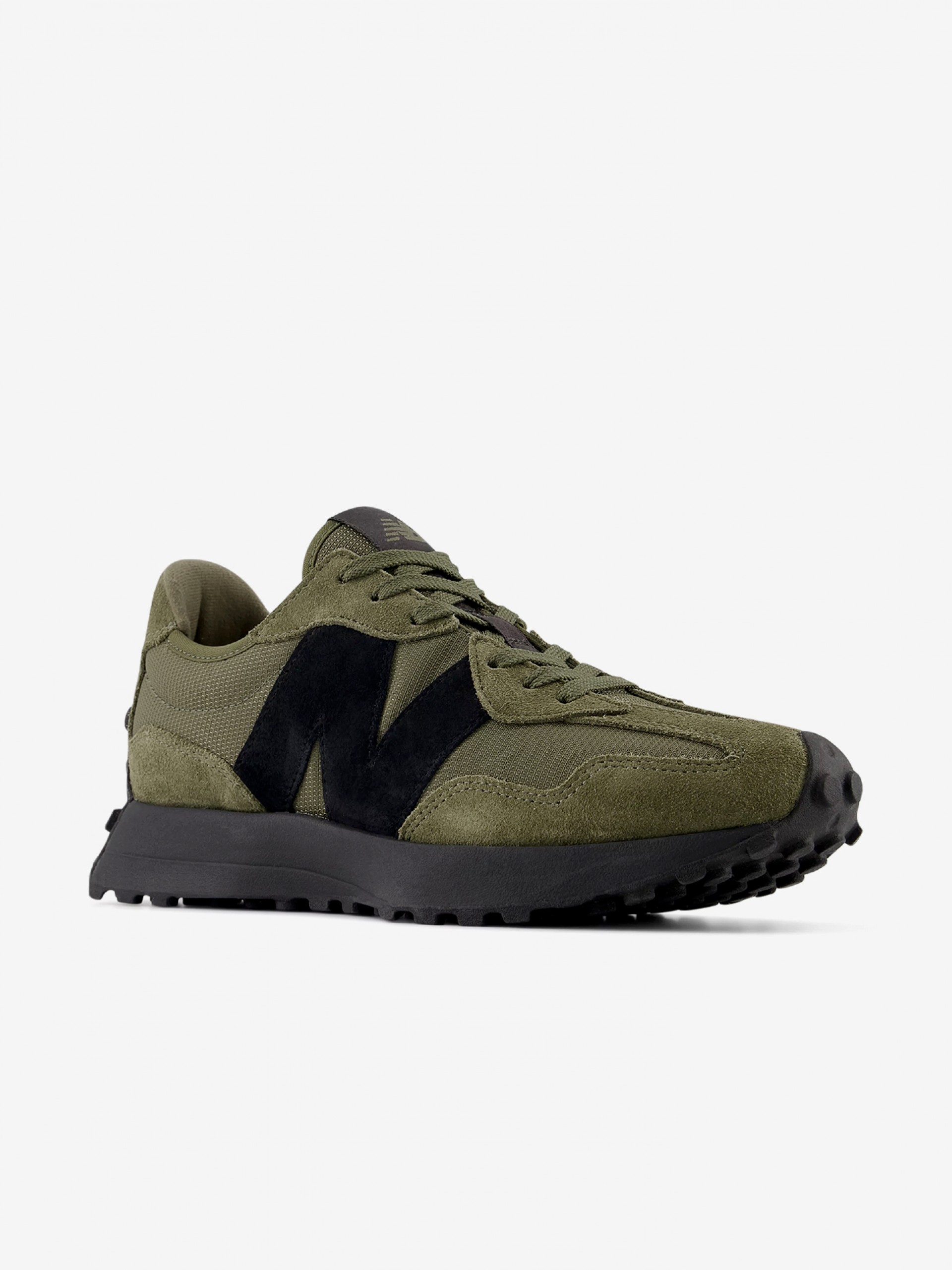 New Balance 327 V1 Green and Black Sneakers