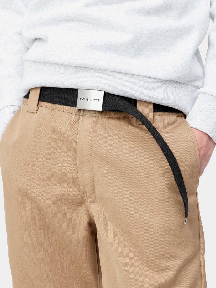 Cinto Carhartt WIP Chrome Preto