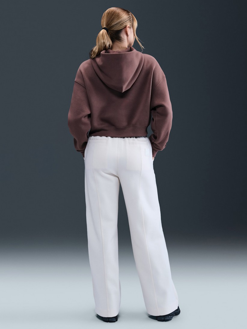 Sudadera con Capucha Nike Sportswear Phoenix Fleece Marr�n Para Mujer