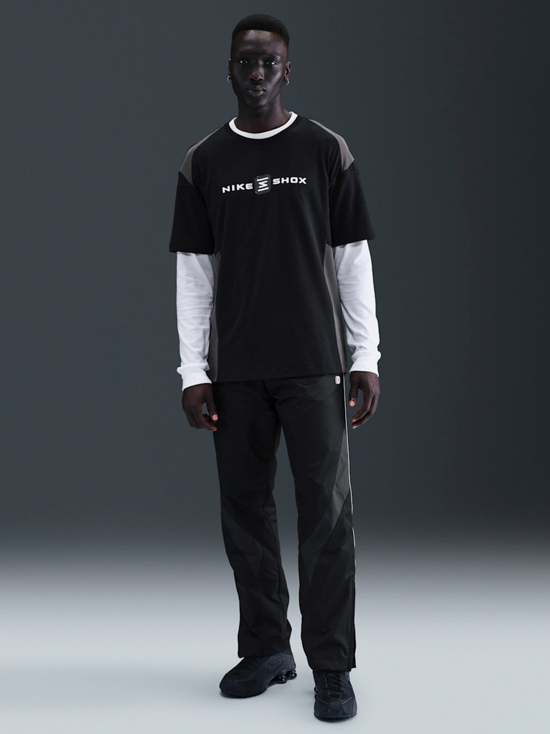 Calças Nike Sportswear Shox Pretas Para Homem