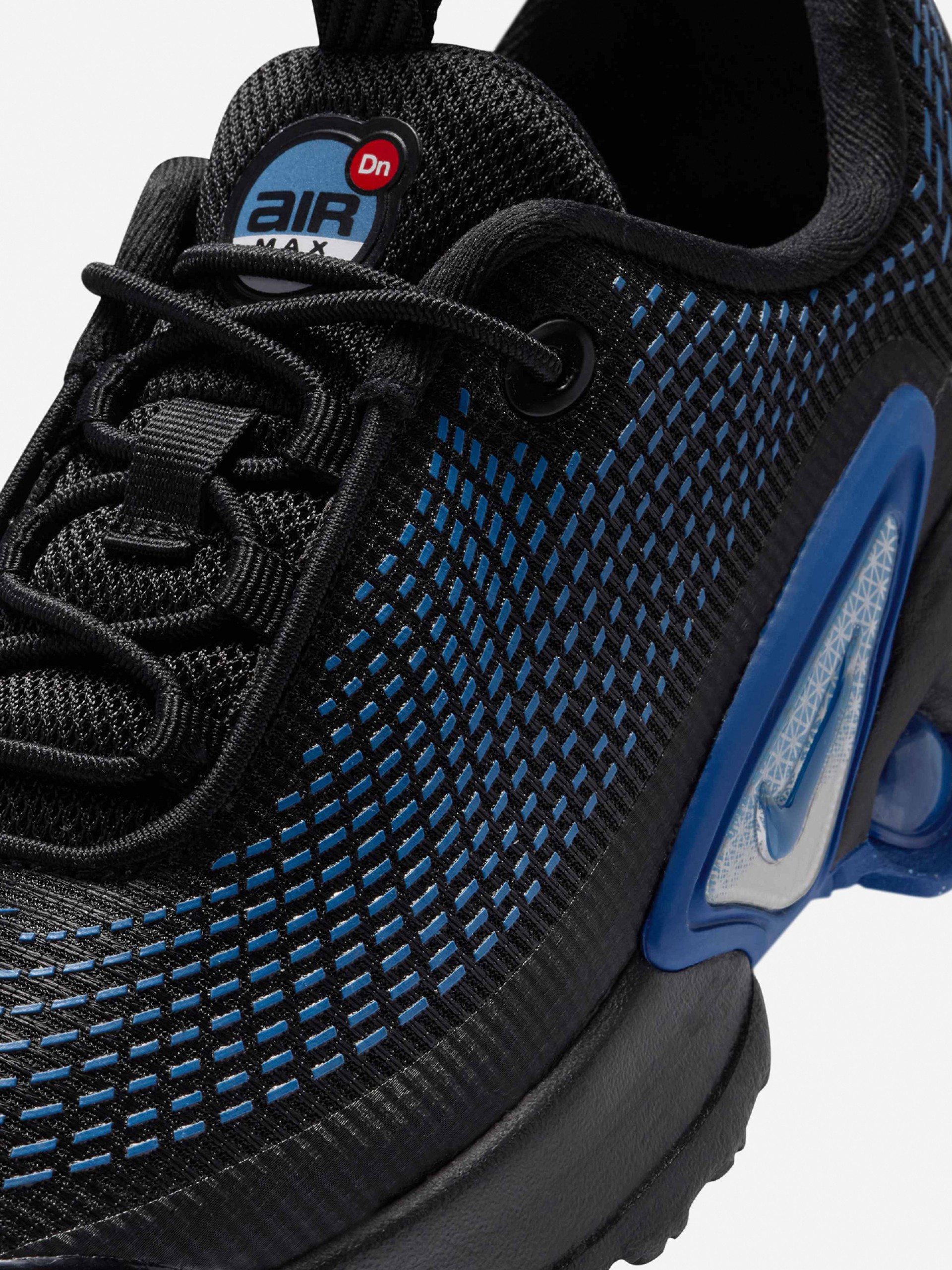 Zapatillas Nike Air Max Dn Negras y Azules Para Niño