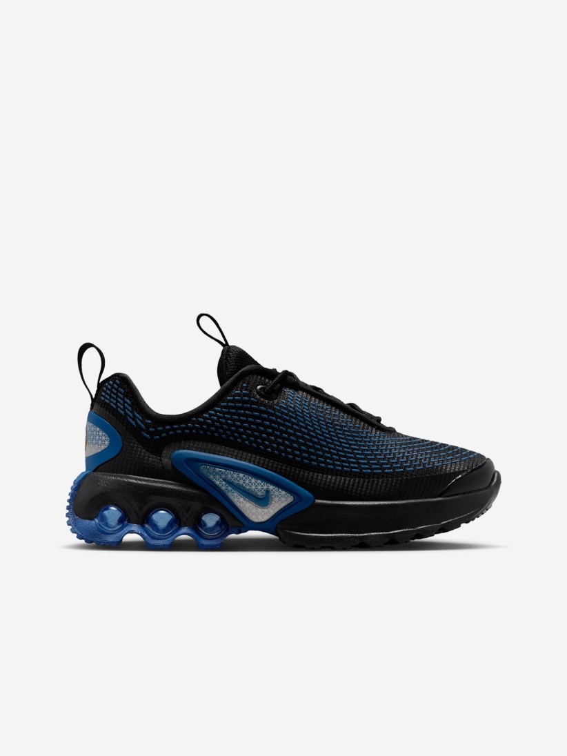 Zapatillas Nike Air Max Dn Negras y Azules Para Ni�o